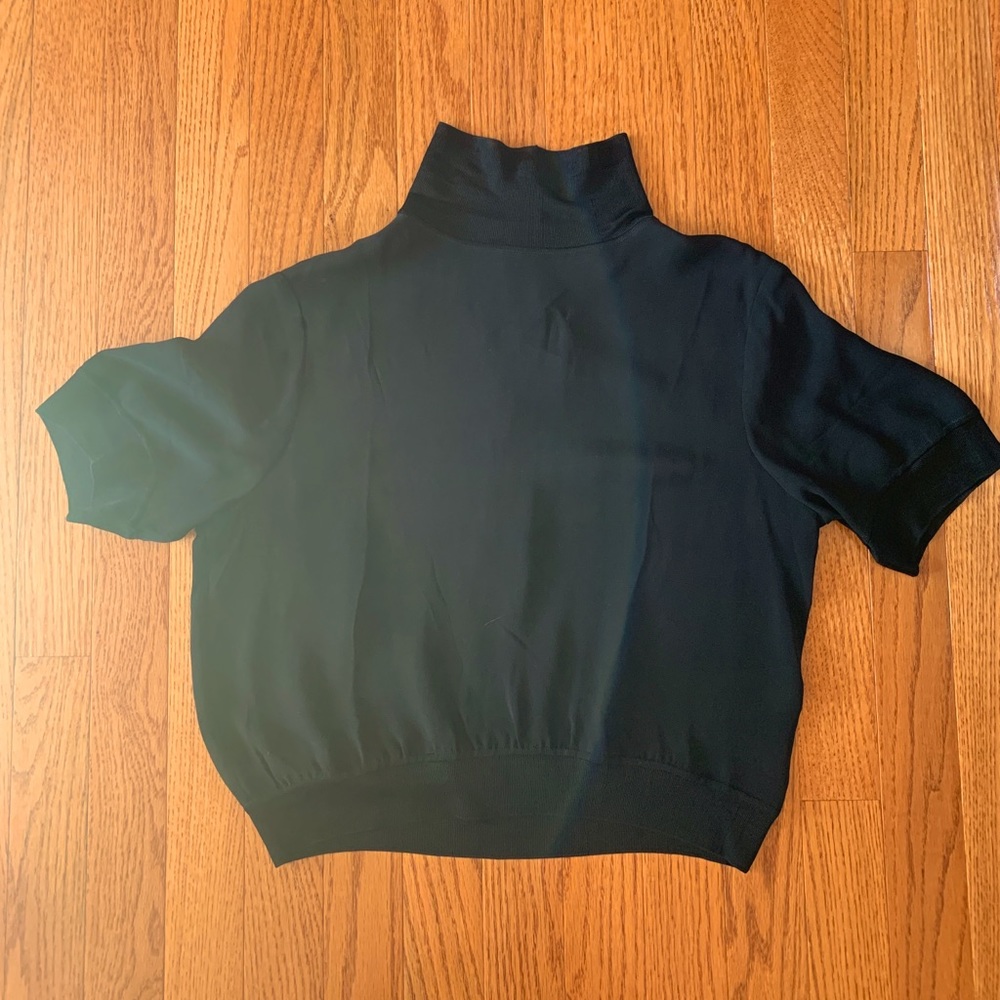 Wilfred Aritzia 100% silk blouse black size S